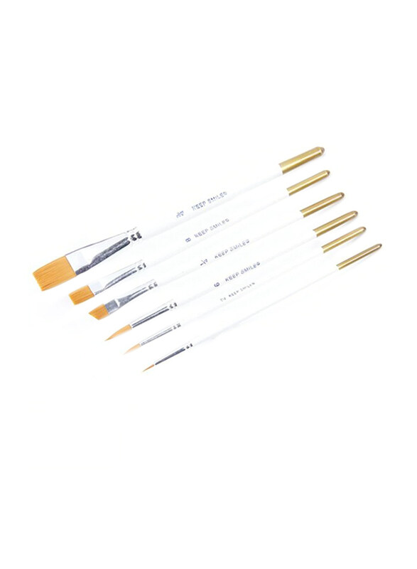 

Generic 6-Piece Artists Oil Painting Brush Set, Multicolor