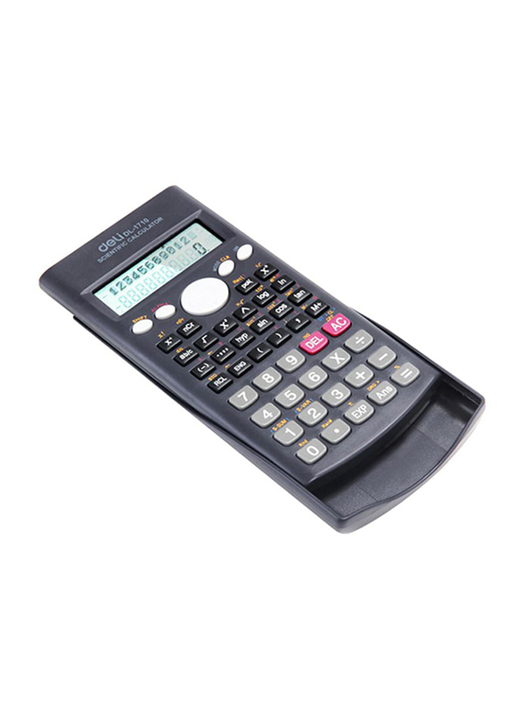 Deli Multifunctional Scientific Calculator, Black