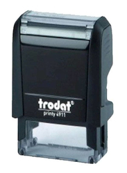 Trodat Printy 4911 Checked Stamp, Black