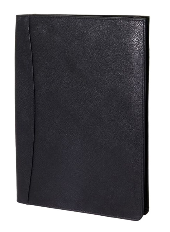 

Chase Plus Leather A4 File Folder, Black
