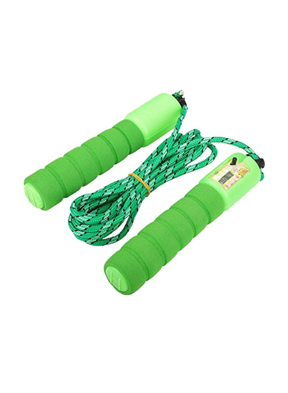 

Generic Skipping Rope with Jump Counter, 180cm, Green