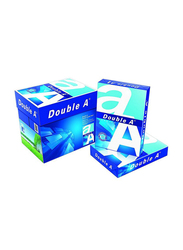 Double A Premium Copy Paper, 5 Pieces x 500 Sheets, 80 gsm, A4 Size, White