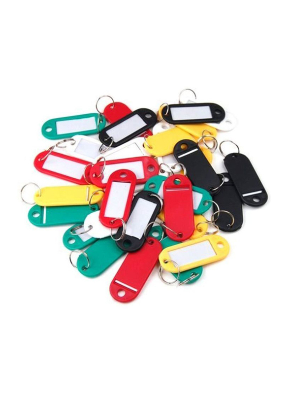 Modest Key Chain, 100 Pieces, Blue/Yellow/Red