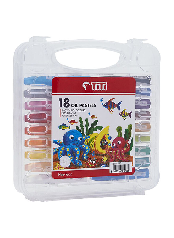 

TiTi 18-Piece Oil Pastel Set, Multicolor