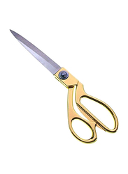 Professional Stainless Steel Tailor Scissors, 10inch, Silver/Gold