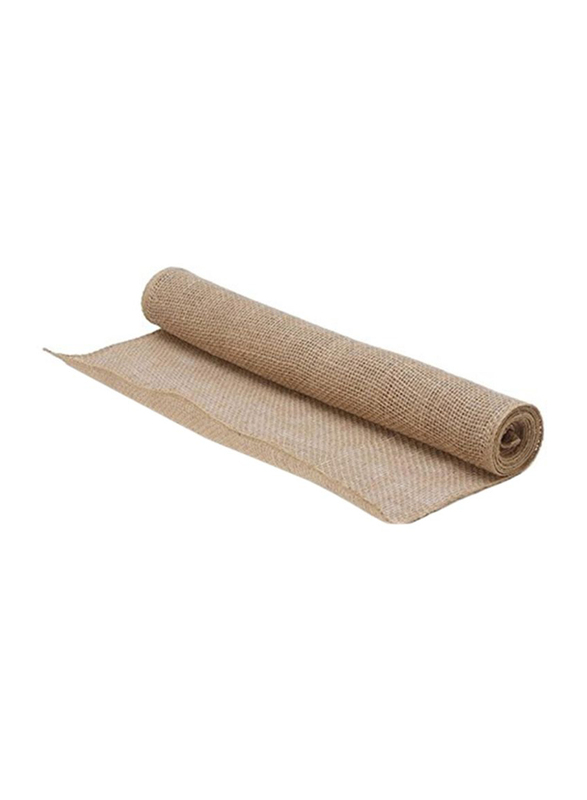 Decorative Jute Gift Wrapping Roll, Brown