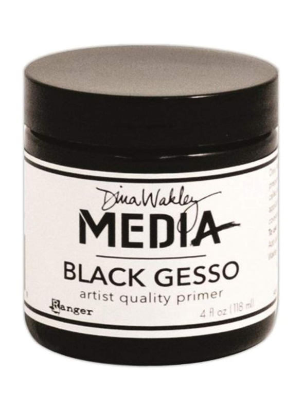 Ranger Media Gesso Primer, 118ml, Black