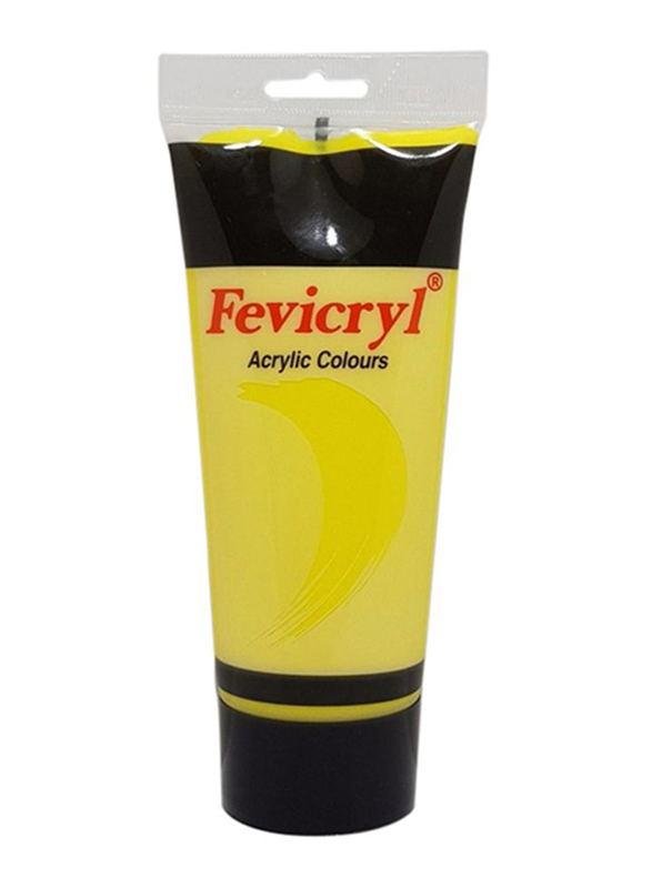 Fevicryl Acrylic Paint Colour Tube, 200ml, Lemon Cadmium Yellow
