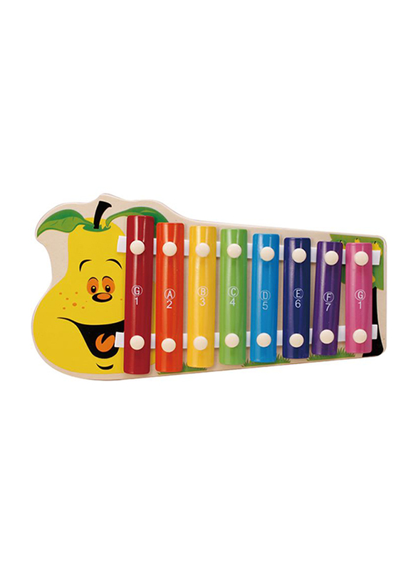 Alostoura Classic Eight Sound Hand Knock Xylophone Toy, 18.1 x 30cm, Ages 1+