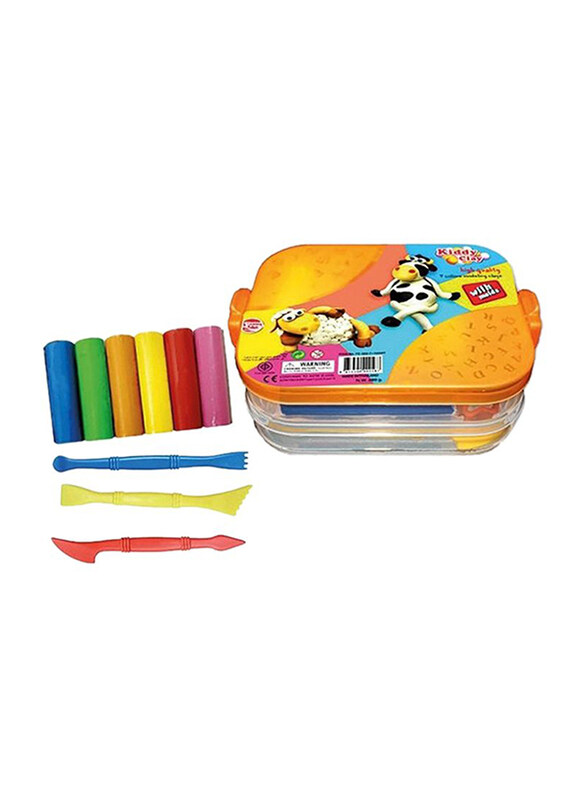 

Kiddy Clay Modelling Clay and Mould Set, Multicolor