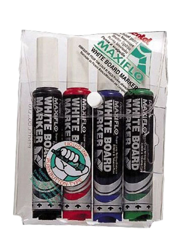 Pentel 4 Piece Marker, Red/Green/Black