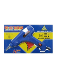 Hot Melt Glue Gun, 110-240V, 25W, CB-18, Blue/Black