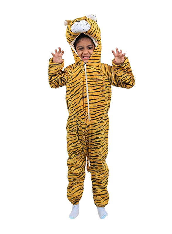 

Generic Tiger Fancy Dress Costume, 2-4 Years, Brown/Black