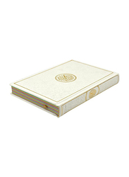 White without Flowers Rainbow Quran Holy, Hardcover Book, By: DLD