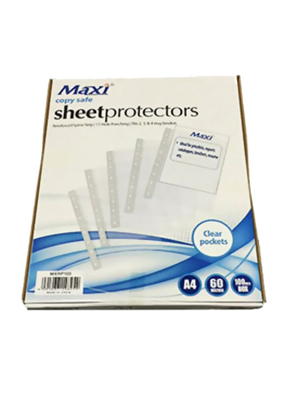 

Maxi Sheet Protector, 100 Pieces, Clear