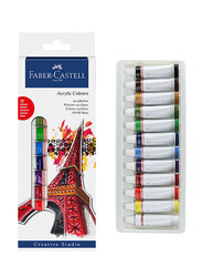 Faber-Castell Acrylic Color, 12 Pieces, Multicolor