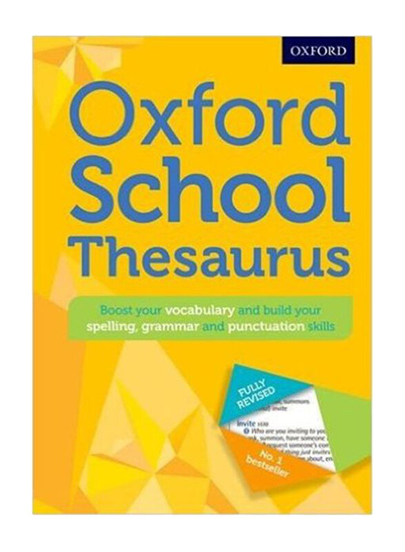 

Oxford School Thesaurus, Hardcover Book, By: Oxford Dictionaries