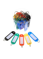 Plastic Keychain Set, 50-Pieces, Multicolor