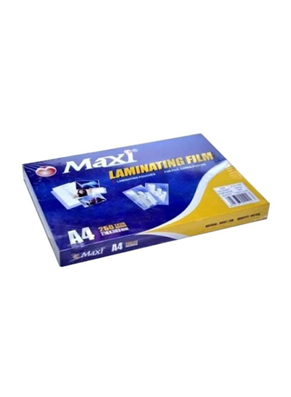 

Maxi A4 Laminating Film Packing Set, 100-Piece, Clear