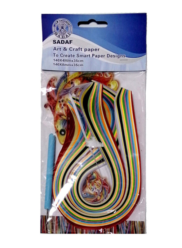 Saba Art & Craft Paper Ribbons for Designing, Multicolour