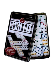 Dominoes Double Dot Set with Tin Case