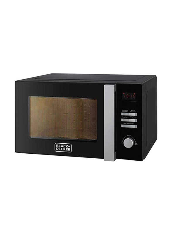 Black+Decker 28L Combination Microwave Oven with Grill, MZ2800PG-B5, Black