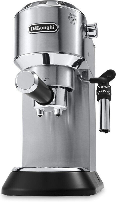 

Delonghi De'Longhi Dedica Style Pump Espresso Machine Silver Colour EC685.M