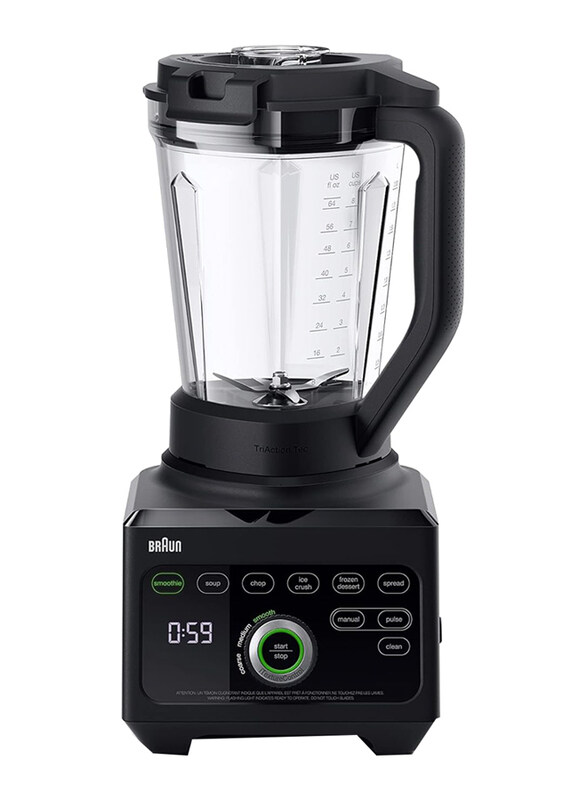 

Braun Triforce Power Blender, 2L, 1600W, JB9040BK, Black