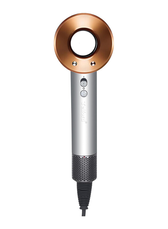 

Telford Cyclone Professional Intelligent Heat Control Lightweight Hair Dryer with Speed Settings & Magnetic Attachments, TCH-201, Copper