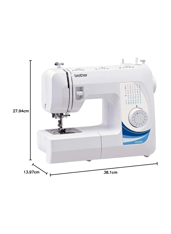 Brother GS2700 Sewing Machine, White