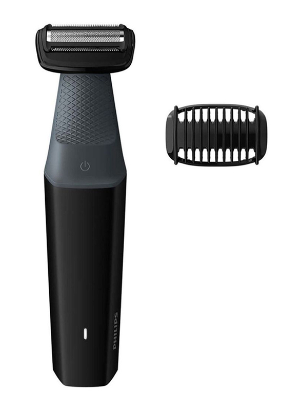 Philips Showerproof Body Groomer with Blade, BG3010, Black/Grey
