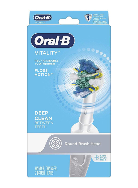

Braun Oral B Vitality Floss Action Rechargeable Electric Toothbrush, White