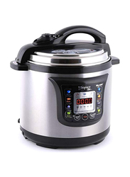 Palson 8L Electric Stainless Steel Sapore Plus Pressure Cooker, 1200W, 30997, Silver