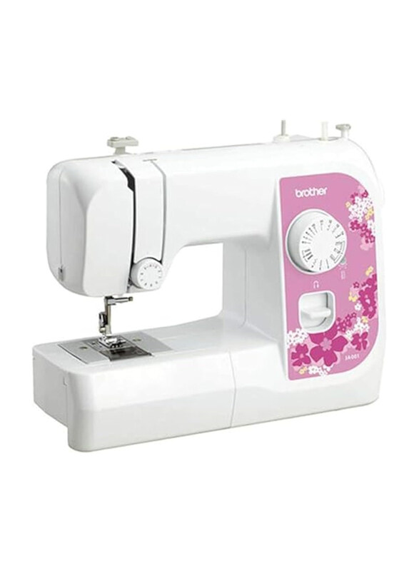 

Brother JA001 Sewing Machine, White/Pink