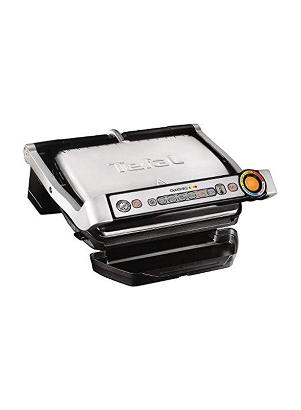 

Tefal OptiGrill Plus 6 Cooking Programs, GC712D28, Black/Silver