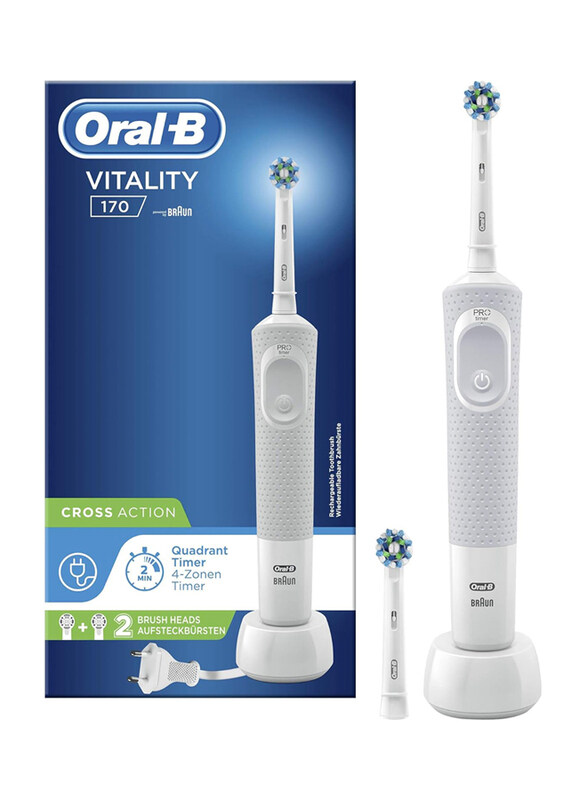 

Braun Oral B Vitality 170 Cross Action Electric Toothbrush, White