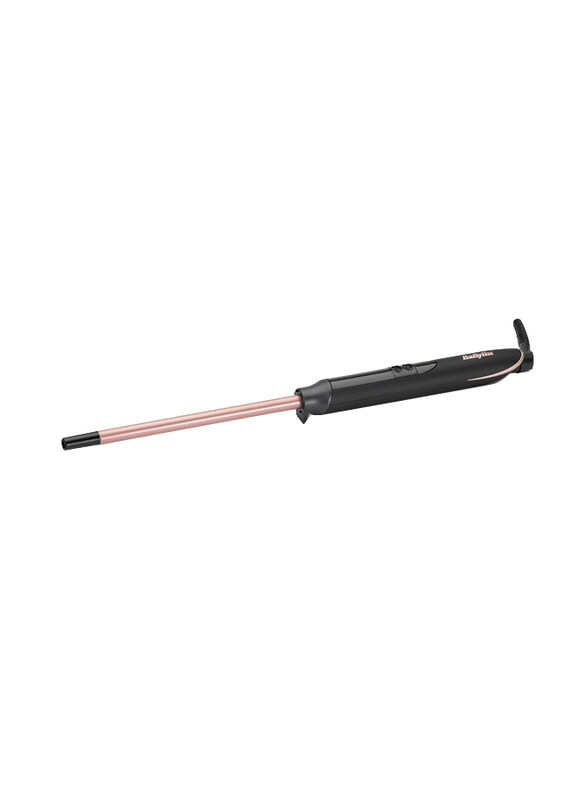 

BaByliss Rose Quartz Curl Wand, Black/Pink