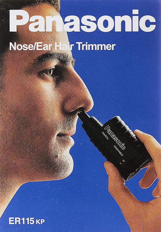 Panasonic Nose & Ear Trimmer, ER115, Black
