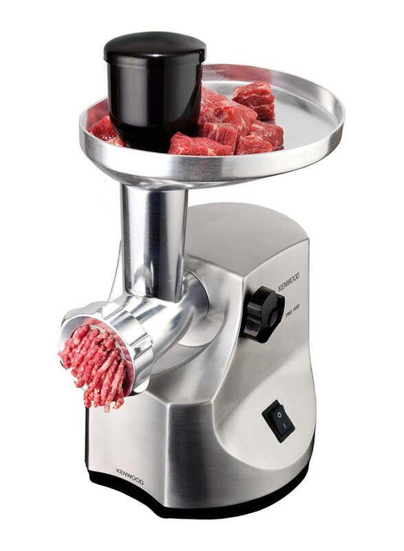 

Kenwood Powerful Metal Body Meat Mincer with Kibbeh Maker, 1600W, MG510, Silver