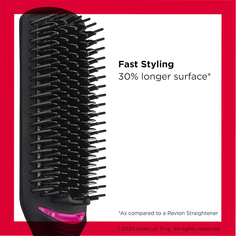 

Revlon Salon One-Step Straight and Shine Heated Brush, RVST2168, Black