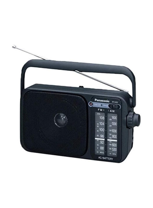 

Panasonic Portable Radio, 2400EB-K, Black