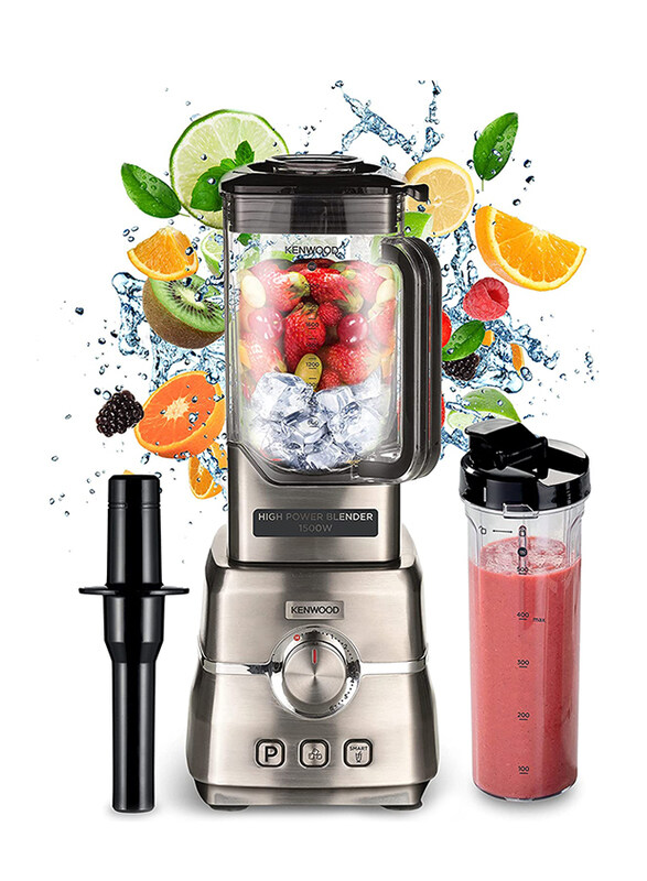 

Kenwood 2L Premium Power Blender With Tritan Jar, 1500W, BLM91.640SS, Silver