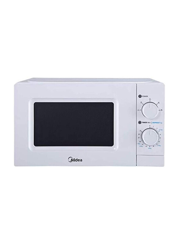 

Midea 20L Solo Microwave Oven with 5 Power Levels, 700W, MO20MWH, White