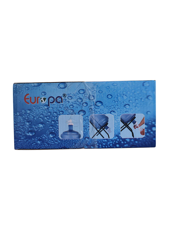Europa Water Can Stand with Faucet, Black