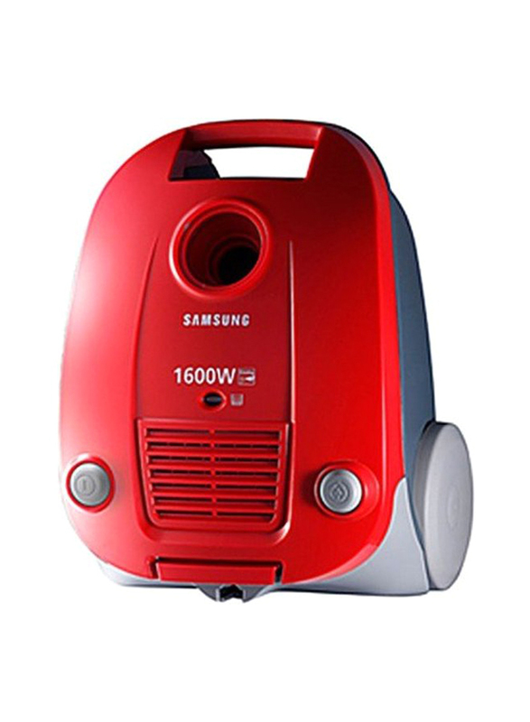 Samsung Canister Vacuum Cleaner, 1600W, SC4130R, Red