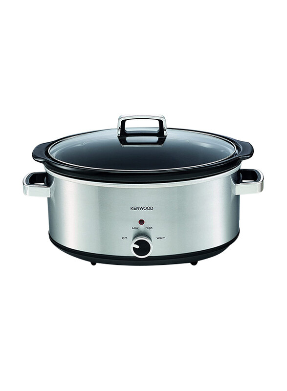 

Kenwood 6.5L Slow Cooker with Power Light Indicator, 300W, SCM70.000SS, Silver