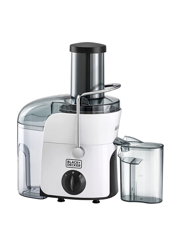 

Black+Decker 1.5L Juicer Extractor, 800W, JE780-B5, White