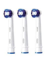 Oral B EB20-3 Precision Clean Flexi Soft Replacement Toothbrush Heads, White, 3 Pieces