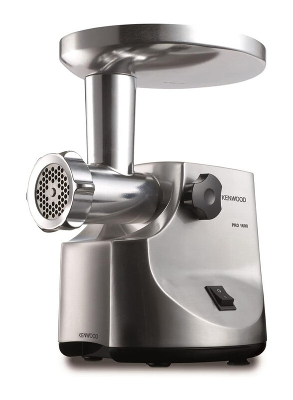 

Kenwood Powerful Metal Body Meat Mincer with Kibbeh Maker, 1600W, MG510, Silver