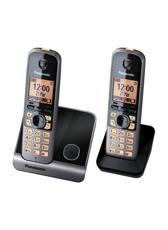 

Panasonic KX-TG6712UE1 Cordless Telephone, Black